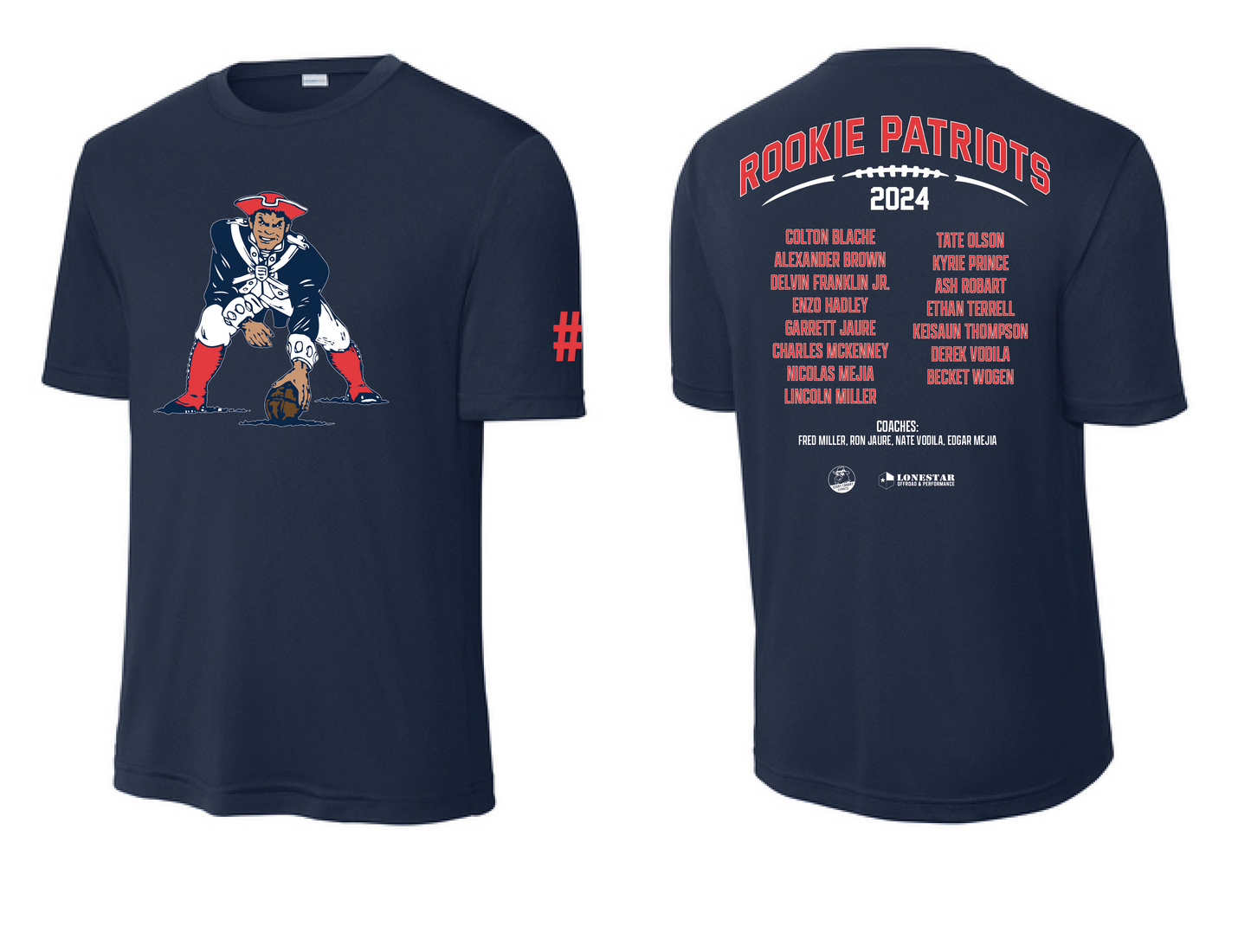 2024 Rookie Patriots Roster Shirts