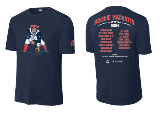 2024 Rookie Patriots Roster Shirts