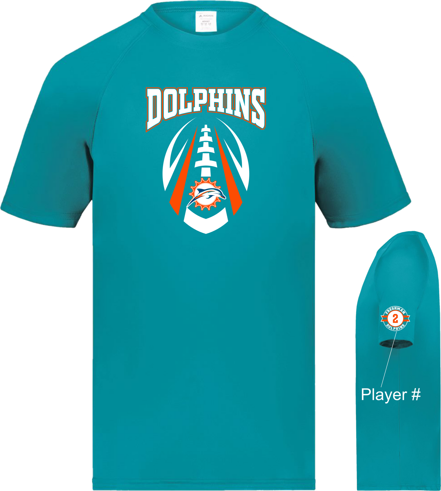 CFSA Freshman Dolphin Team Roster Shirt