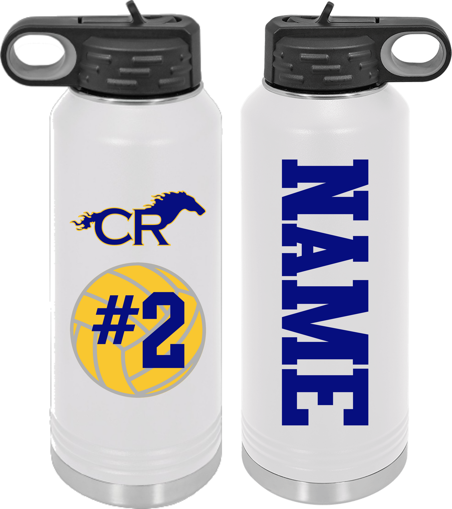 32oz Cy-Ranch Color Printed Water Bottle