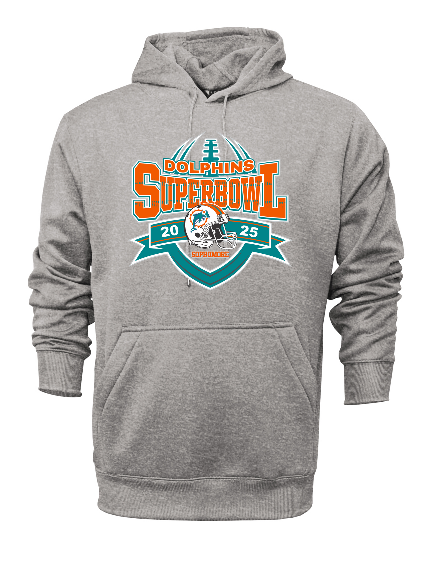SOPHOMORE DOLPHIN SUPERBOWL HOODIE 2025