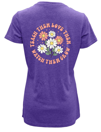 Women's Soft-Tek Blend T-Shirt- Teach Love