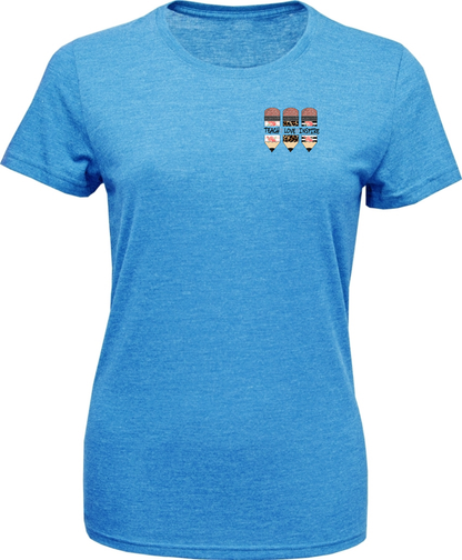 Women's Soft-Tek Blend T-Shirt- Teach Love
