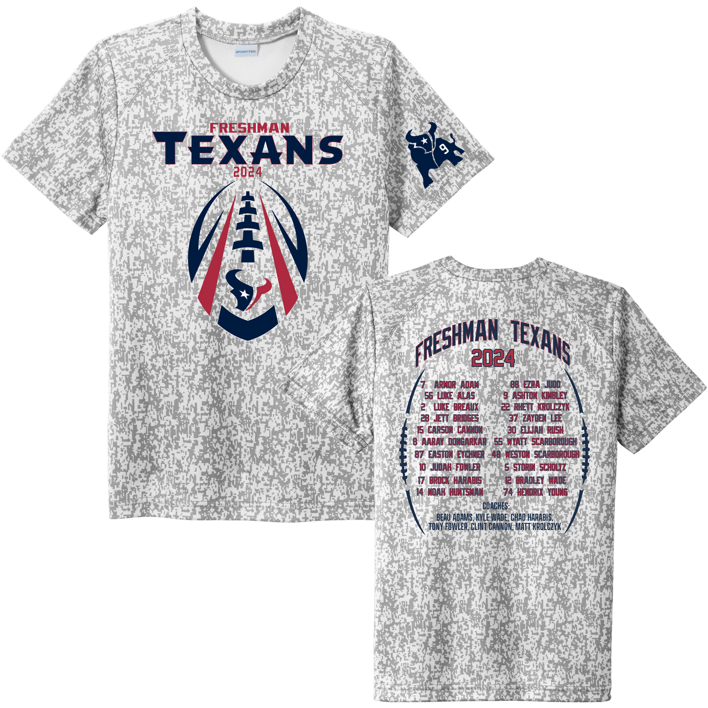 2024 Freshman Texans Roster Shirts