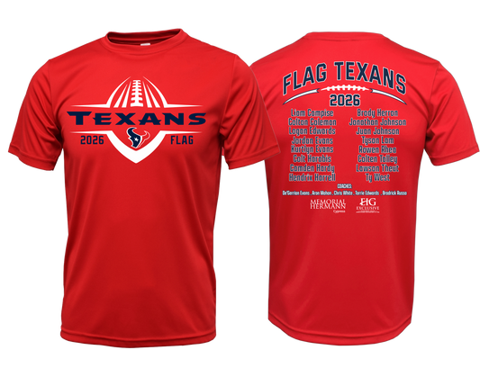 2026 Texans Flag Roster Shirts