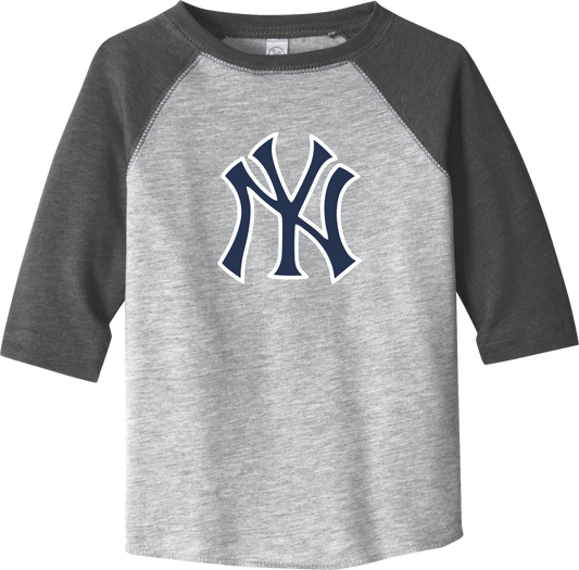 Toddler Baseball Raglan Shirt - The Yankees