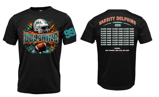 2024 Varsity Dolphins Roster Shirt