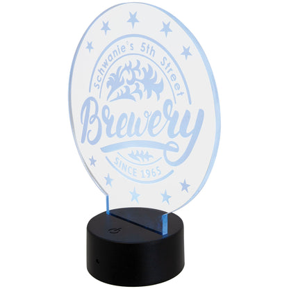 8in Acrylic Led Sign - Personalized